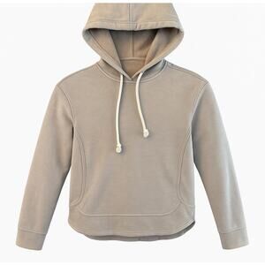 Universal Thread Pullover Hoodie Small Beige Long Sleeve Drawstring Casual Cozy